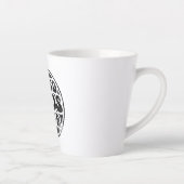 Tired Vaters Club Funny Milchtasse (Rechts)