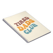 Tired Vaters Club Funny Notizblock (Rechte Seite)
