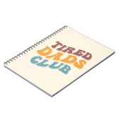 Tired Vaters Club Funny Notizblock (Linke Seite)