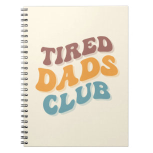 Tired Vaters Club Funny Notizblock