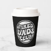 Tired Vaters Club Funny Pappbecher (Rückseite)