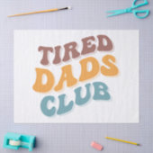 Tired Vaters Club Funny Seidenpapier (Basteln)
