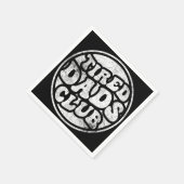 Tired Vaters Club Funny Serviette (Ecke)