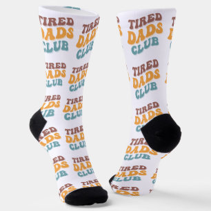 Tired Vaters Club Funny Socken
