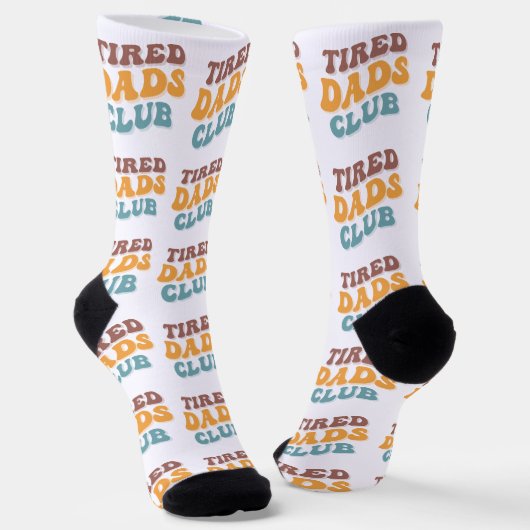 Tired Vaters Club Funny Socken (Gewinkelt)