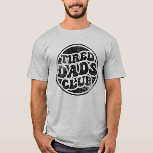 Tired Vaters Club Funny T-Shirt (Vorderseite)