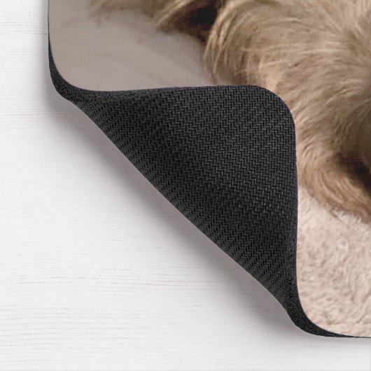 Tired young Irish Wolfhound Mousepad (Ecke)