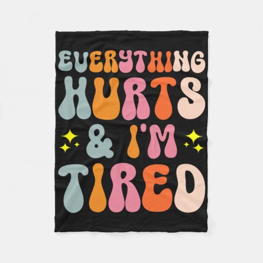 Tiredness Gym Training Athlete Runner Alles H Fleecedecke (Vorderseite)