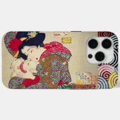 TIRESOME, JAPANISCHE FRAU MIT WEISSER KATZE Case-Mate iPhone HÜLLE (Rückseite (Horizontal))