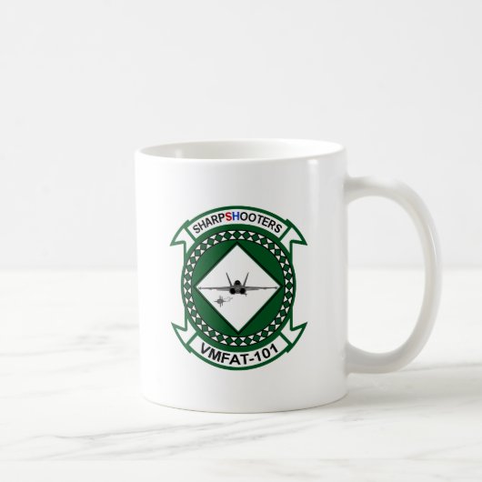 Tireur des Scharf-VMFAT-101 Kaffeetasse (Rechts)