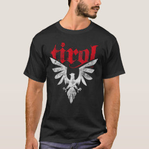 Tirol Eagle Retro Lettern Cool Tiroler Bua Madl T-Shirt