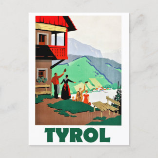 Tirol, ein herzlicher Empfang, Postkarte
