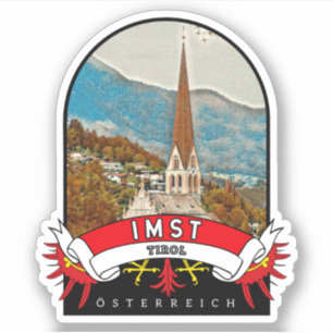 Tirol Imst Österreich Souvenir Aufkleber