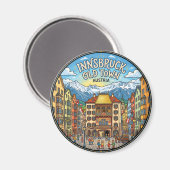 Tirol Österreich Magnet (Vorderseite/Rückseite)