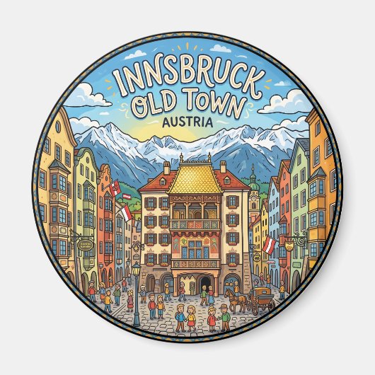 Tirol Österreich Magnet (Vorne)