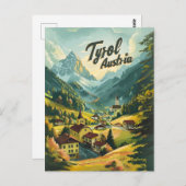 Tirol Österreich Postkarte (Vorne/Hinten)