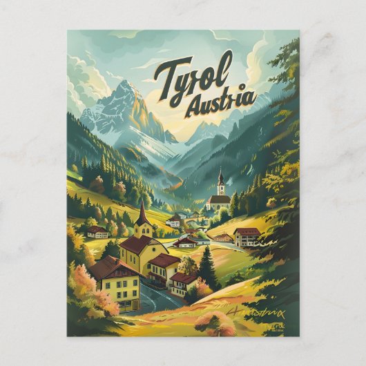 Tirol Österreich Postkarte (Vorderseite)