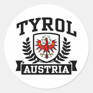 Tirol Österreich Runder Aufkleber