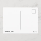 Tirol Postkarte (Rückseite)