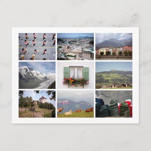 Tirol Postkarte (Vorderseite)