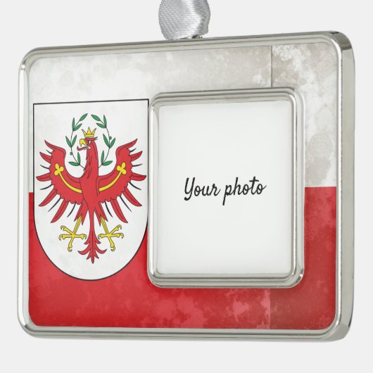 Tirol Rahmen-Ornament Silber (Links)