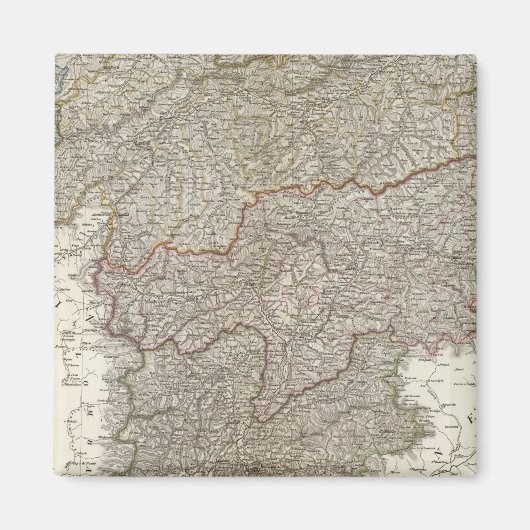 Tirol, Voralberg, Liechtenstein Magnet (Vorne)