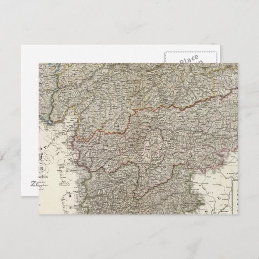 Tirol, Voralberg, Liechtenstein Postkarte (Vorne/Hinten)