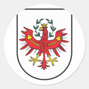Tirol Wappen, Österreich Runder Aufkleber