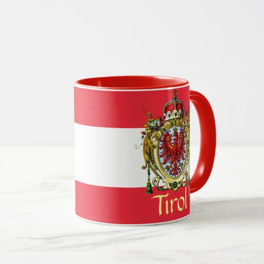 Tirol-Wappen Tasse (VorderseiteRechts)