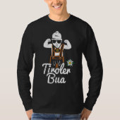 Tiroler Bua Tirol Cooler Lausbua Lederhose T-Shirt (Vorderseite)