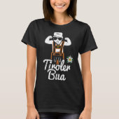 Tiroler Bua Tirol Cooler Lausbua Lederhose T-Shirt (Vorderseite)