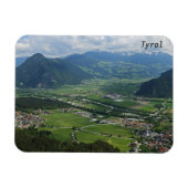 Tiroler Landschaft Magnet (Horizontal)