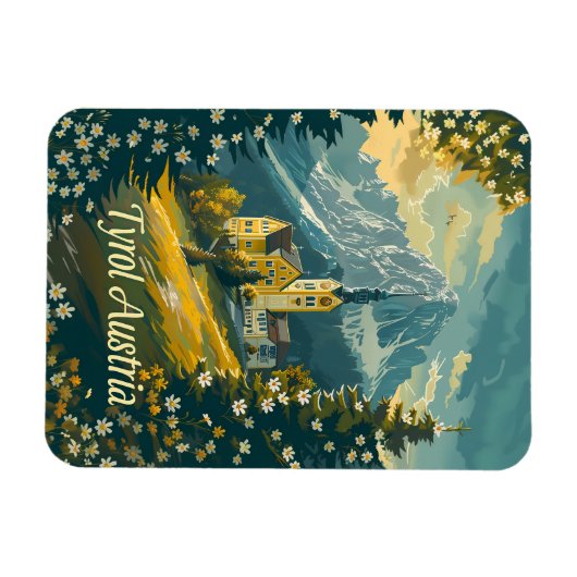 Tiroler Österreich Vintag Magnet (Horizontal)
