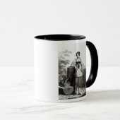 Tirollian ländliches Mädchen, 1817 Tasse (VorderseiteRechts)
