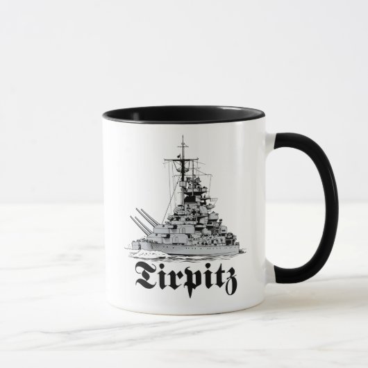 Tirpitz Sailors Mug Tasse (Rechts)