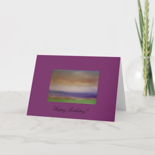 Tirrell Beach Scene Geburtstagskarte Karte (Vorderseite)