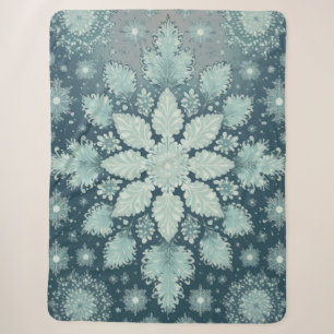 Tirrinia Snowflake Design Sherpadecke