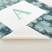 Tirrinia Snowflake Muster mit Monogramm Sherpadecke (3/4)