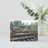 Tirta empul temple bali postkarte (Stehend Vorderseite)