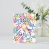 Tiruchirappalli Tamil Nadu City Map Postkarte (Stehend Vorderseite)