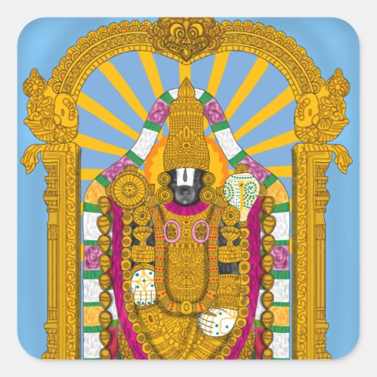 Tirupati Balaji Stickers for Daily Use (Vorderseite)