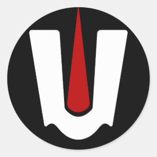 Tirupati Balaji Zeichen Runder Aufkleber