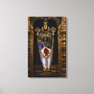Tirupati Venkateshwara Swamy Leinwand Wine Art