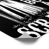 Tis But A Scratch! Funny Design  Poster (Ecke)