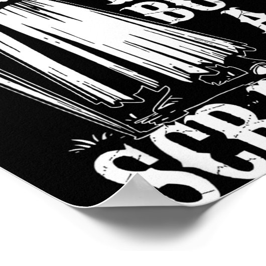 Tis But A Scratch! Funny Design  Poster (Ecke)