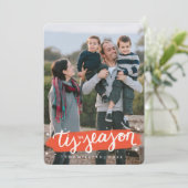 Tis die feiertagskarte (Stehend Vorderseite)