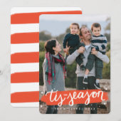 Tis die feiertagskarte (Vorne/Hinten)