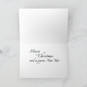 "Tis die Jahreszeit-" Feiertagskarte (Innenseite)