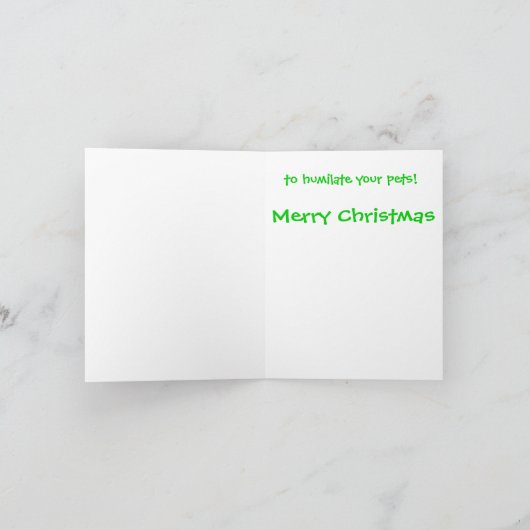 Tis die Jahreszeit Feiertagskarte (Innenseite)