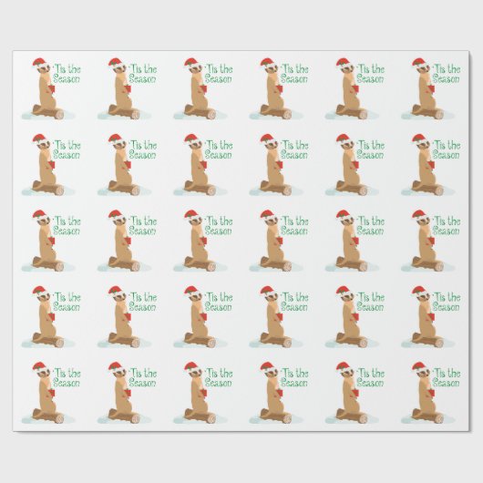 Tis die Jahreszeit Geschenkpapier (Flach)